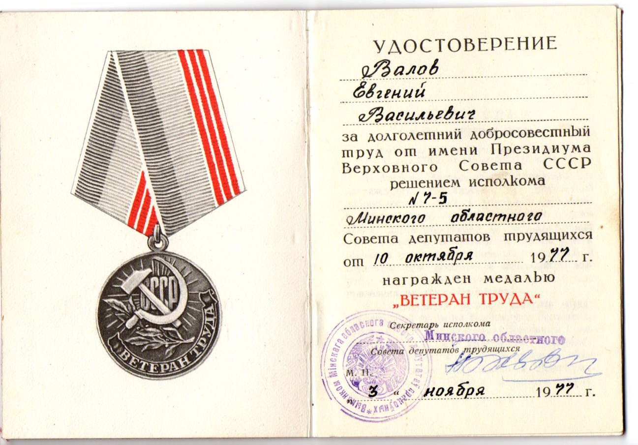 Валов Евгений Васильевич