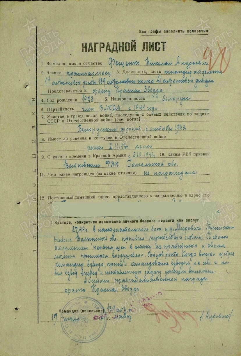 Фещенко Николай Андреевич