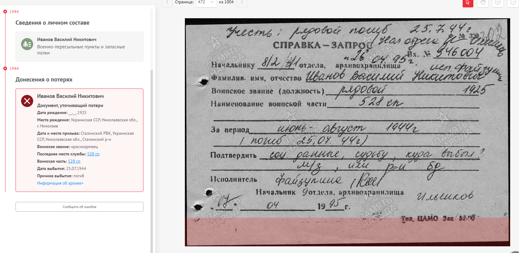 Иванов Василий Никитович