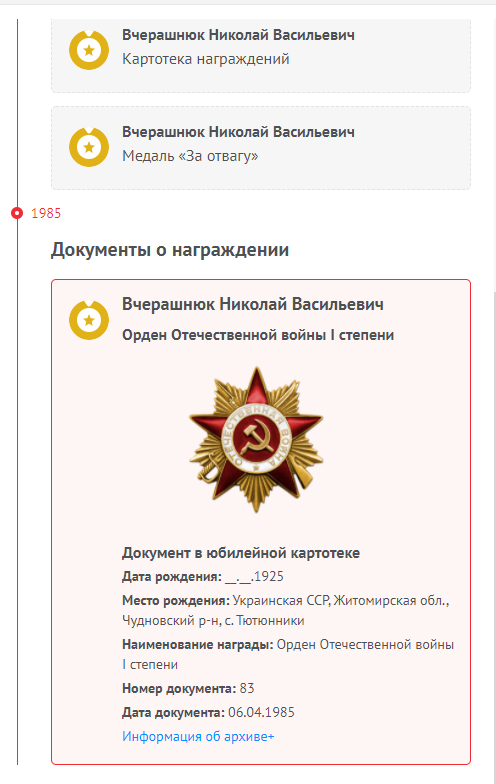 Вчерашнюк Николай Васильевич