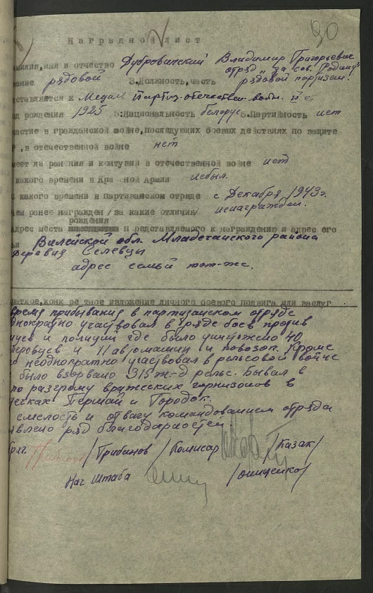 Дубровинский Владимир Григорьевич