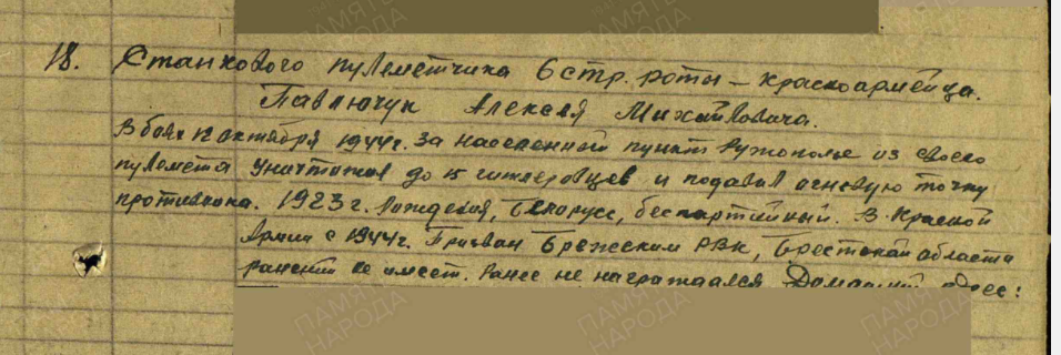 Павлючик Алексей Михайлович