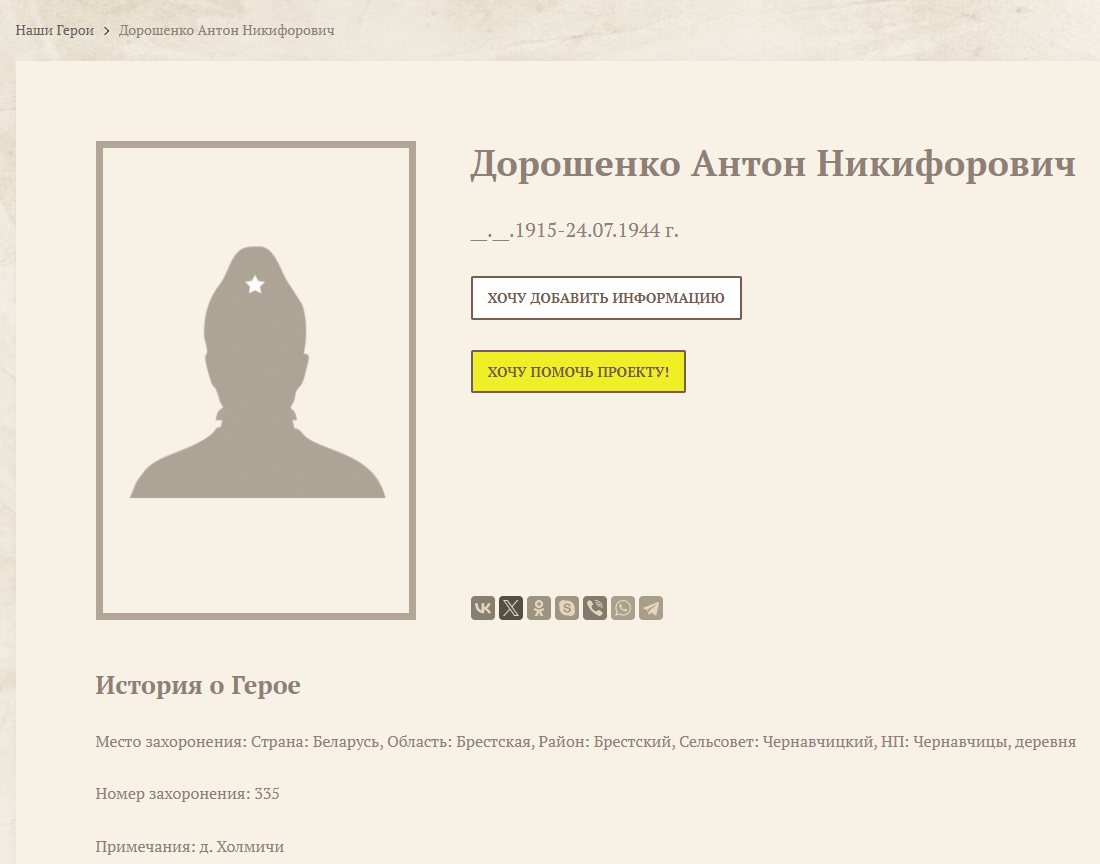 Дорошенко Антон Никифорович