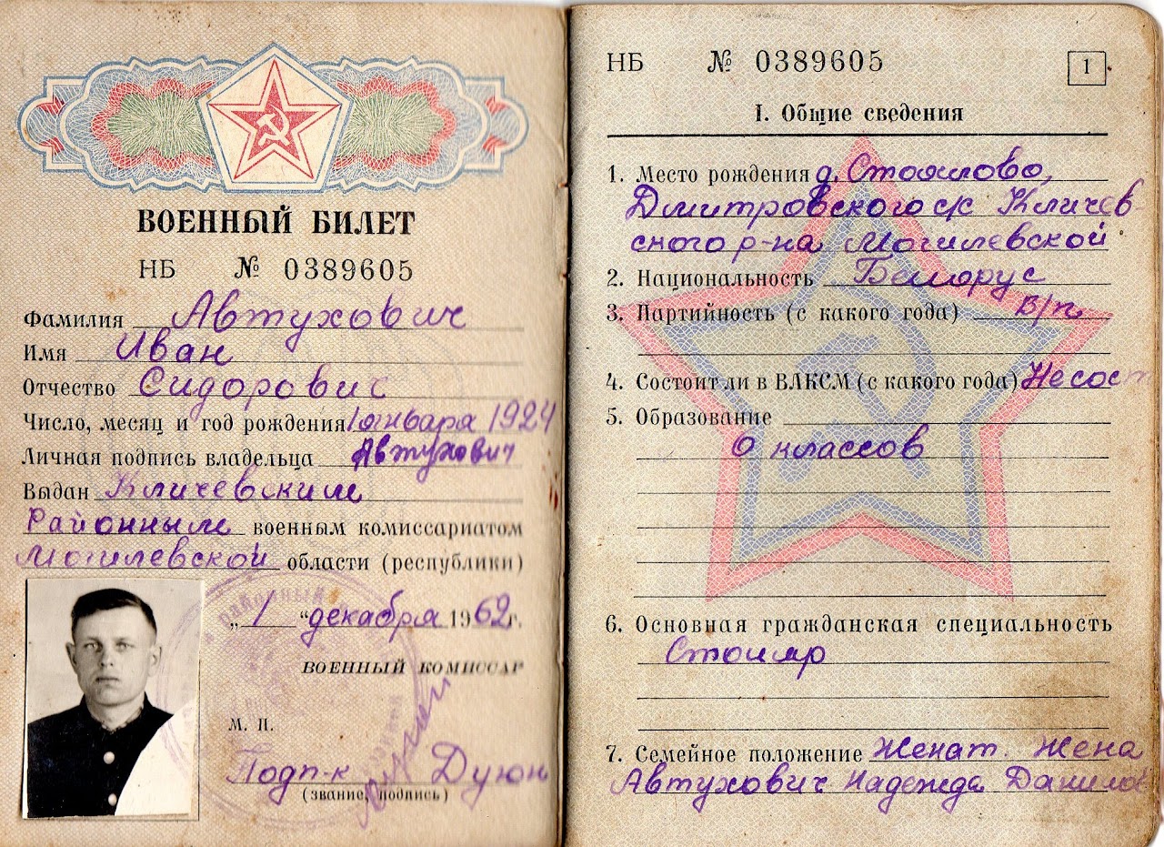 Автухович Иван Сидорович