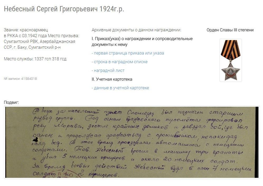 Небесный Сергей Григорьевич