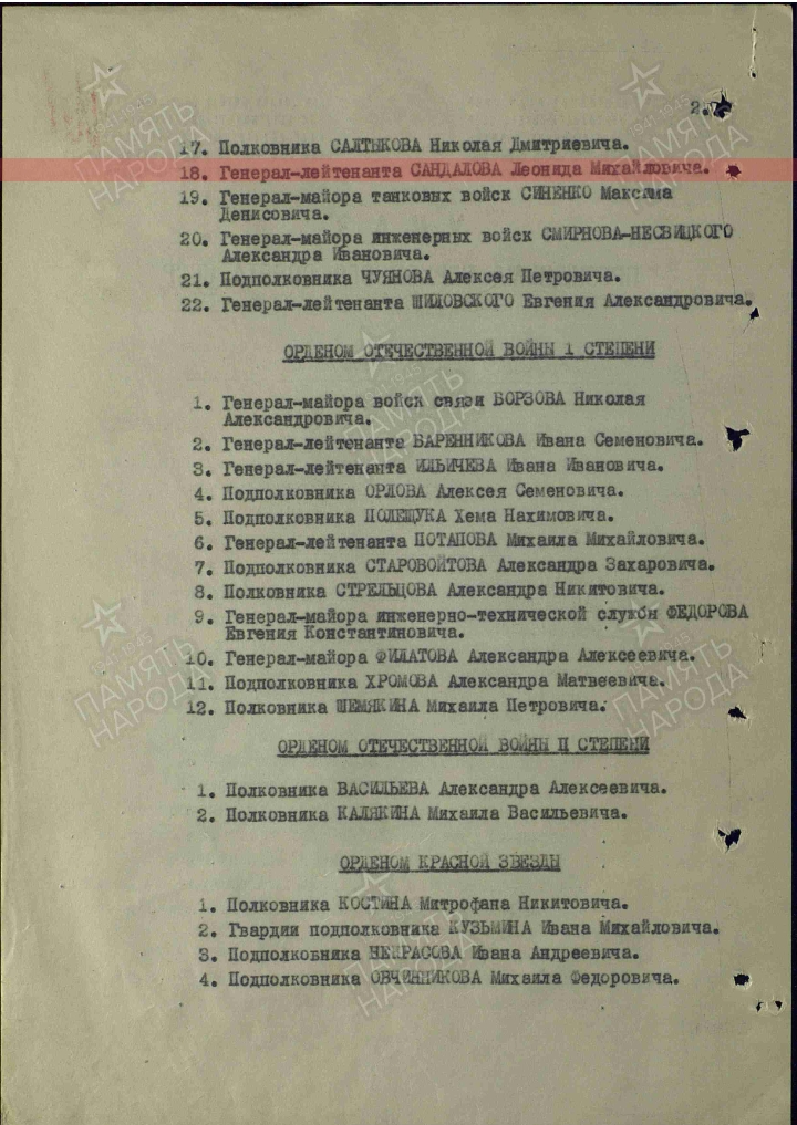 Сандалов Леонид Михайлович