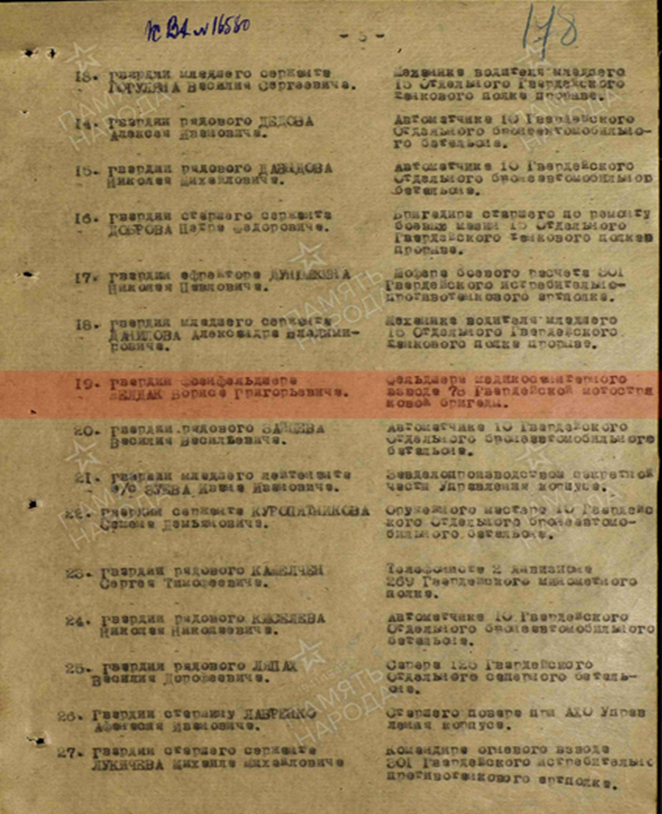 Желдак Борис Григориевич