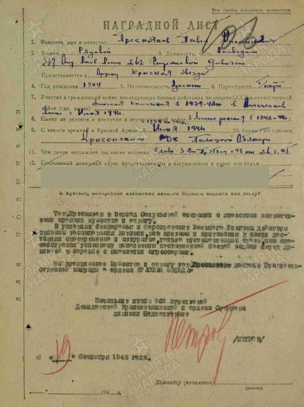 Пресняков Павел Михайлович