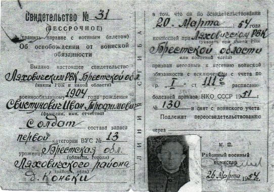 Свистунович Степан Трофимович