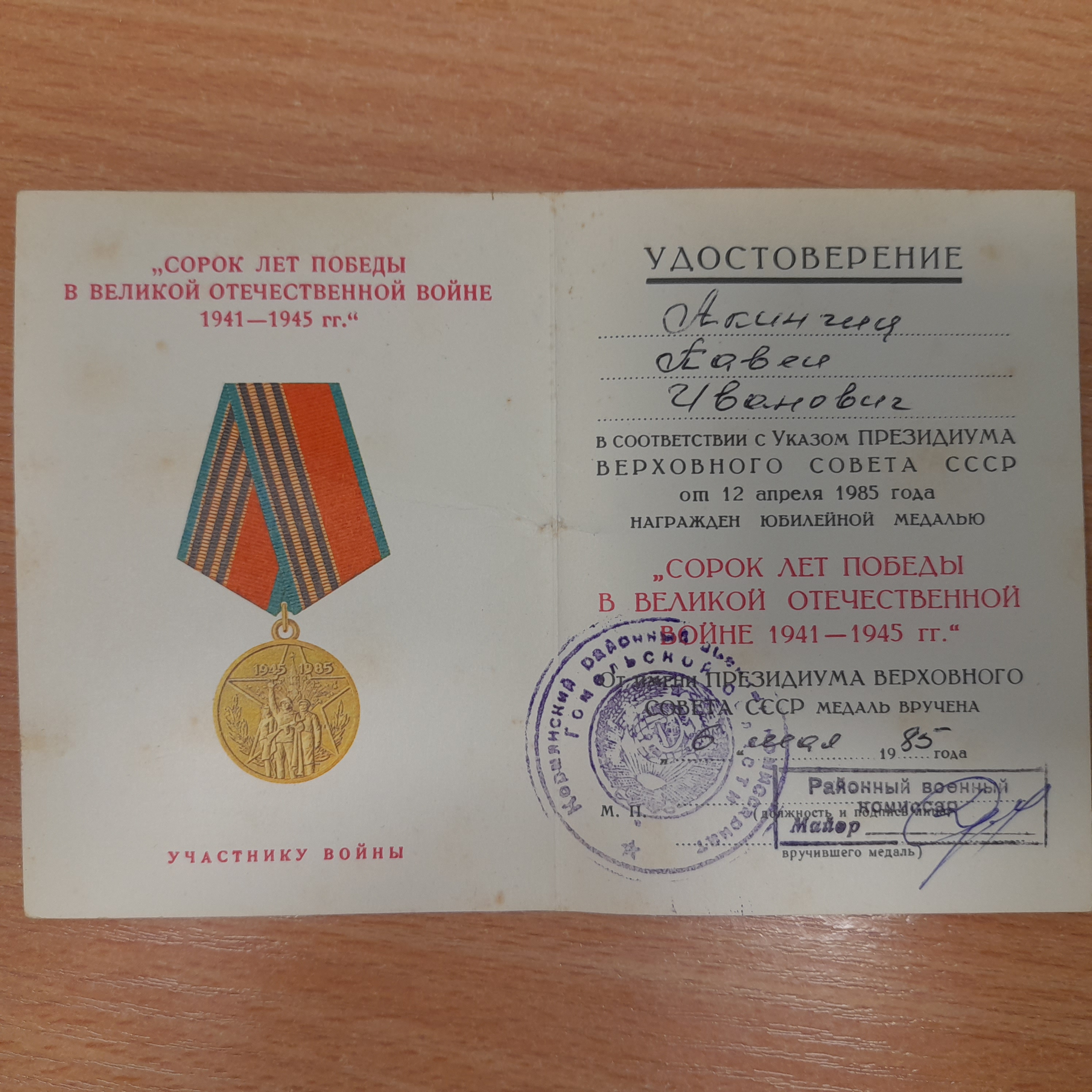 Акинчиц Павел Иванович