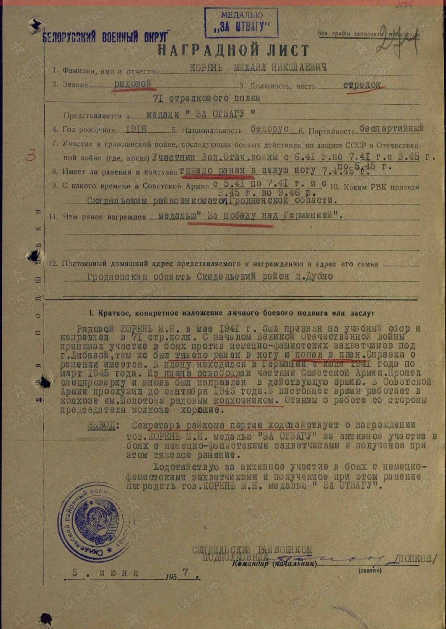 Корень Михаил Николаевич