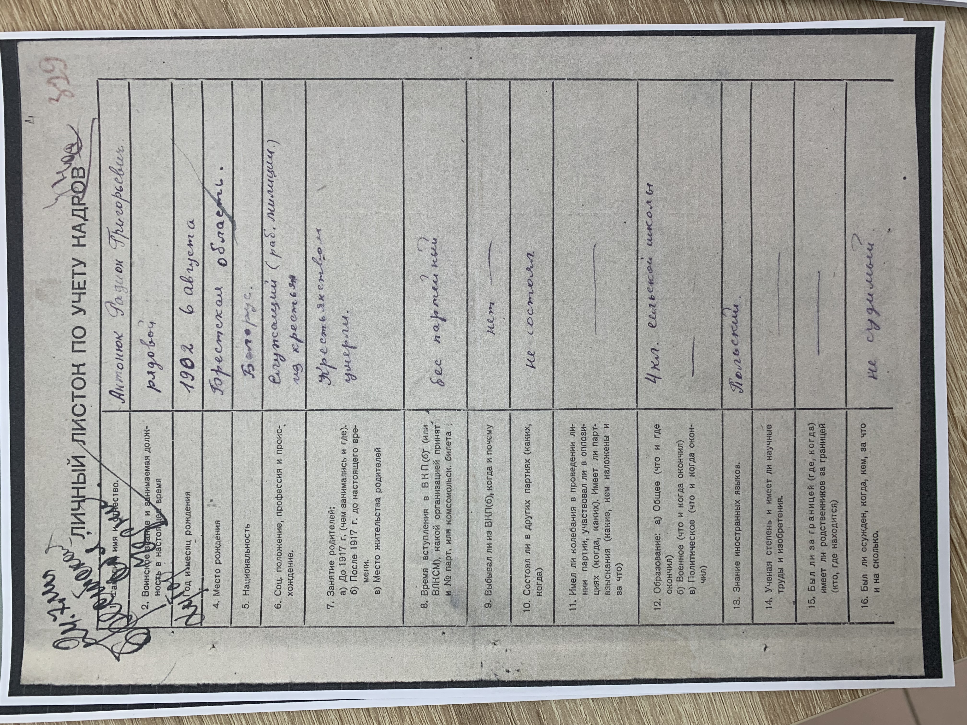 Антонюк Родион Григорьевич