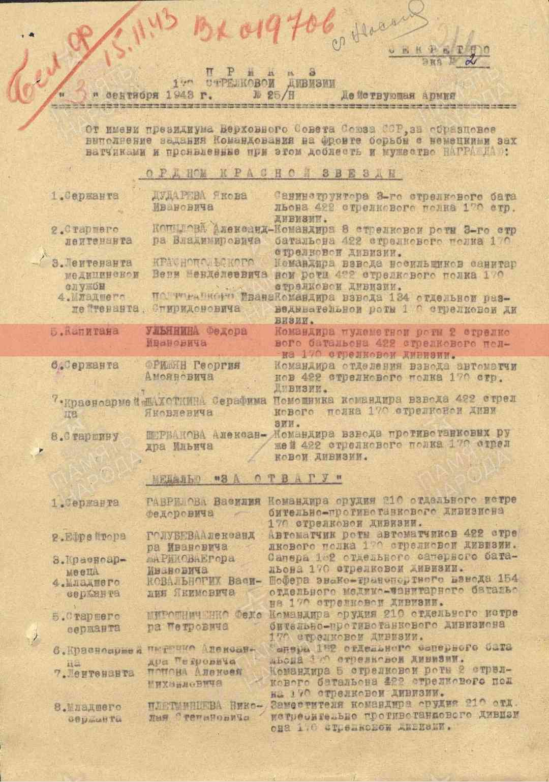 Ульянин Фёдор Иванович