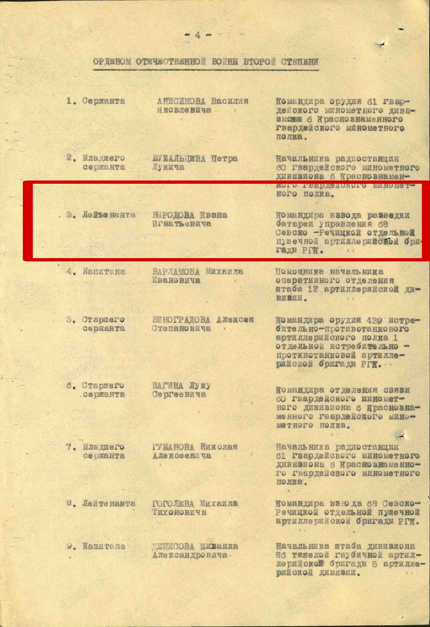 Выродов Иван Игнатьевич