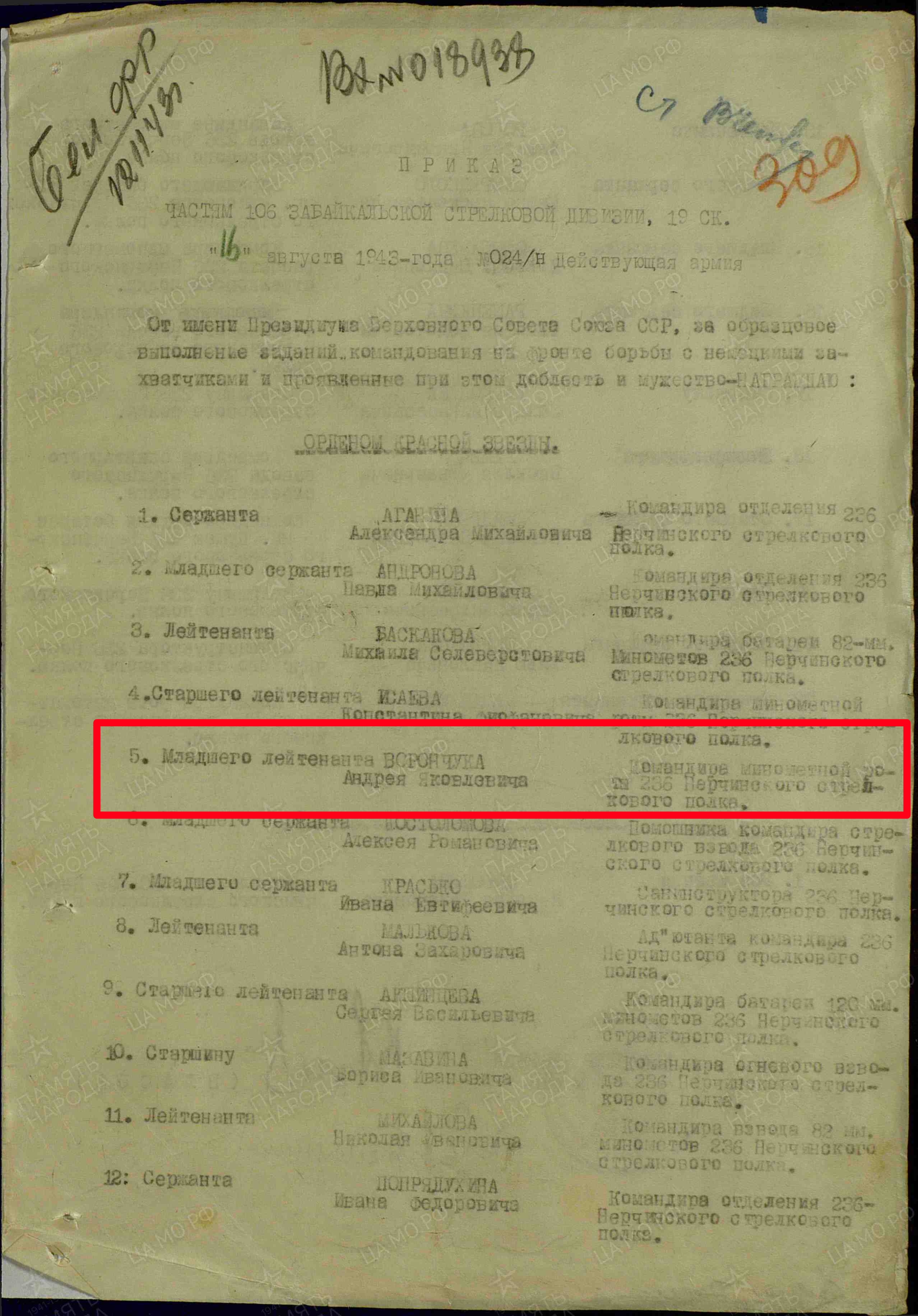 Ворончук Андрей Яковлевич