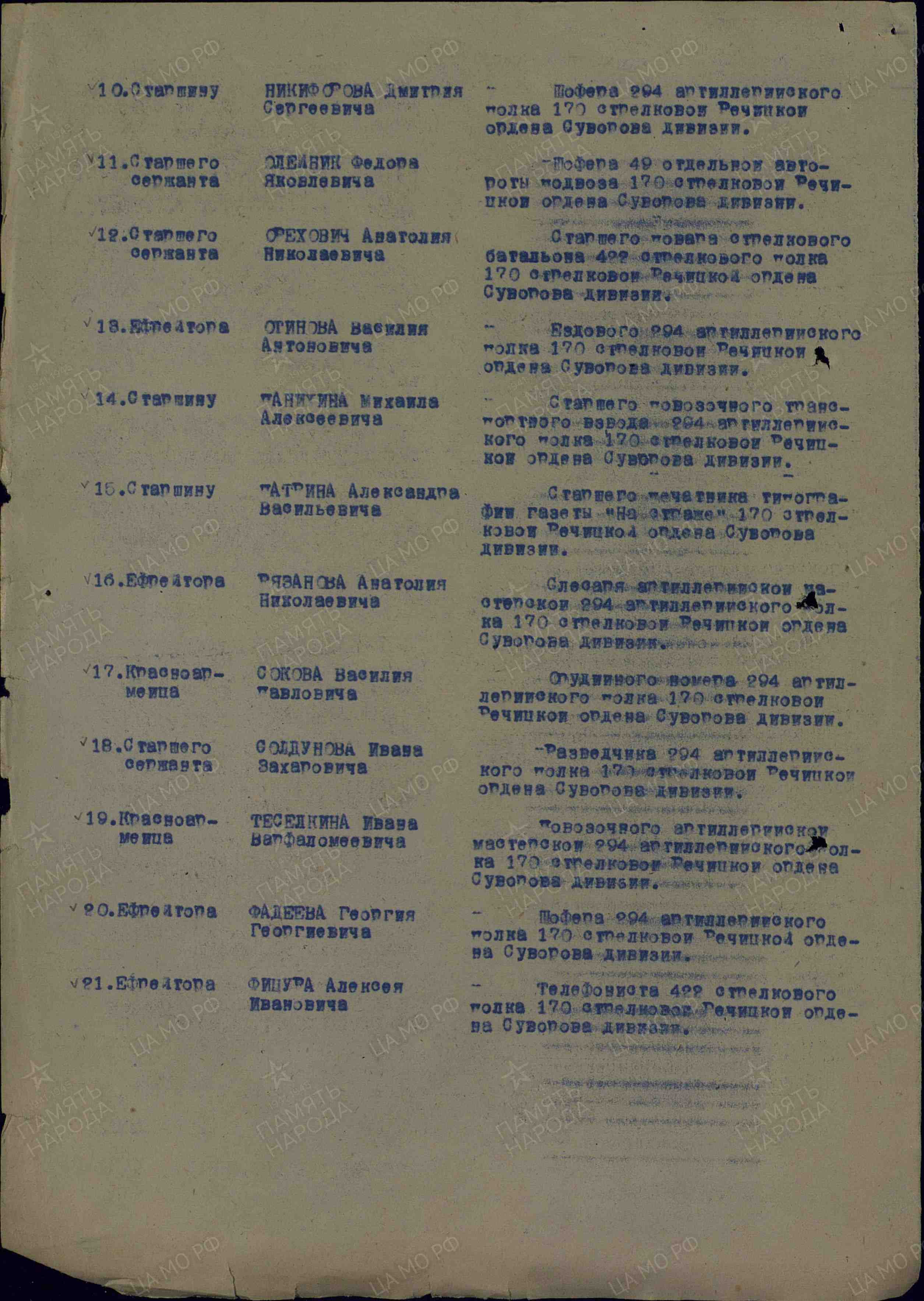 Тесёлкин Иван Варфоломеевич