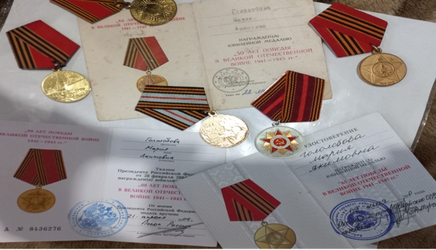 Гололобова Мария Акимовна