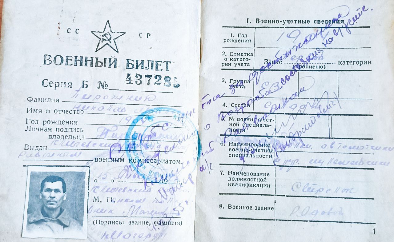 Пирожник Николай Моисеевич