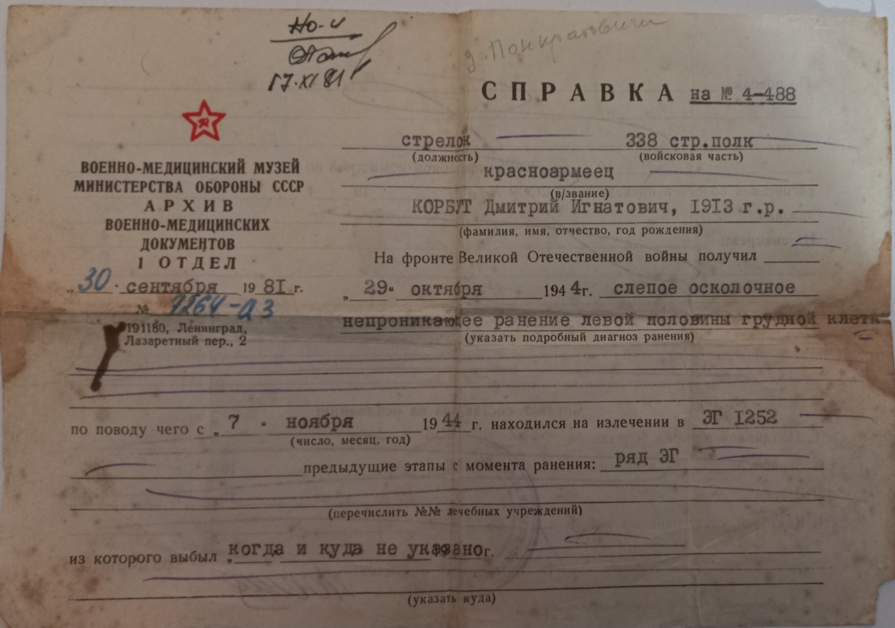 Корбут Дмитрий Игратьевич