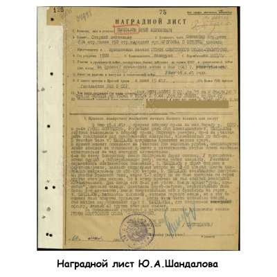 Шандалов Юрий Абрамович