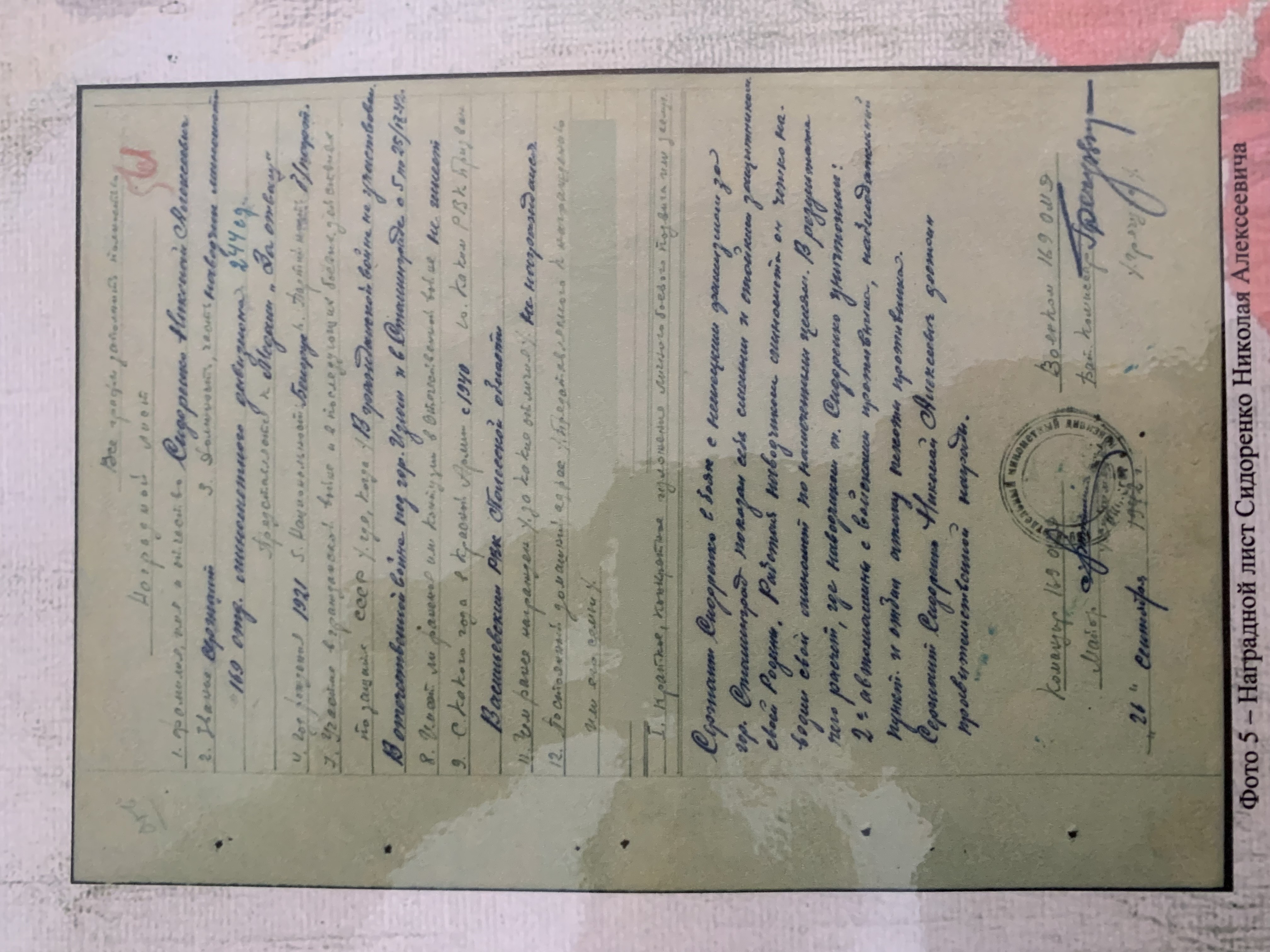 Сидоренко Николай Алексеевич