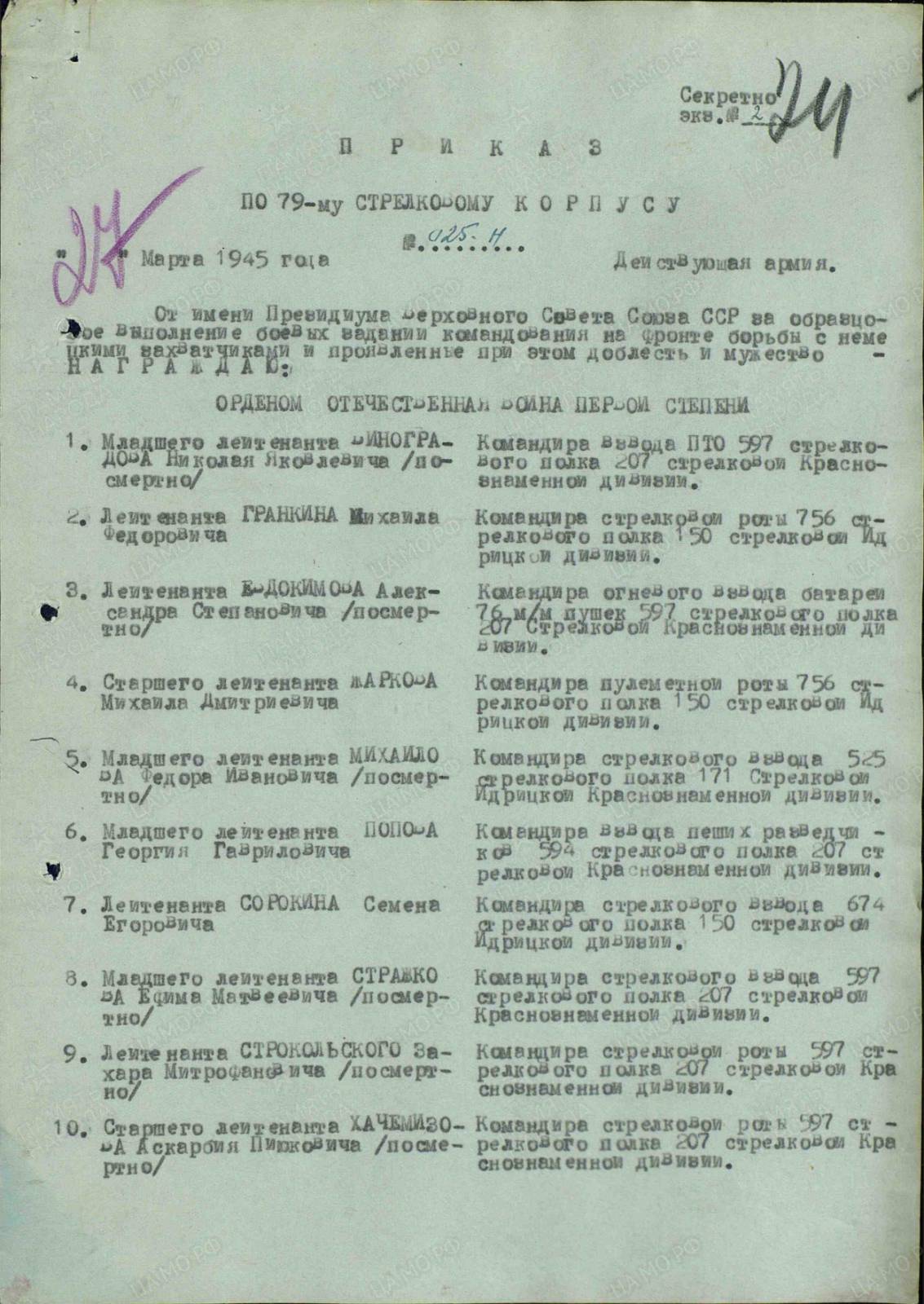 Сачик Николай Николаевич