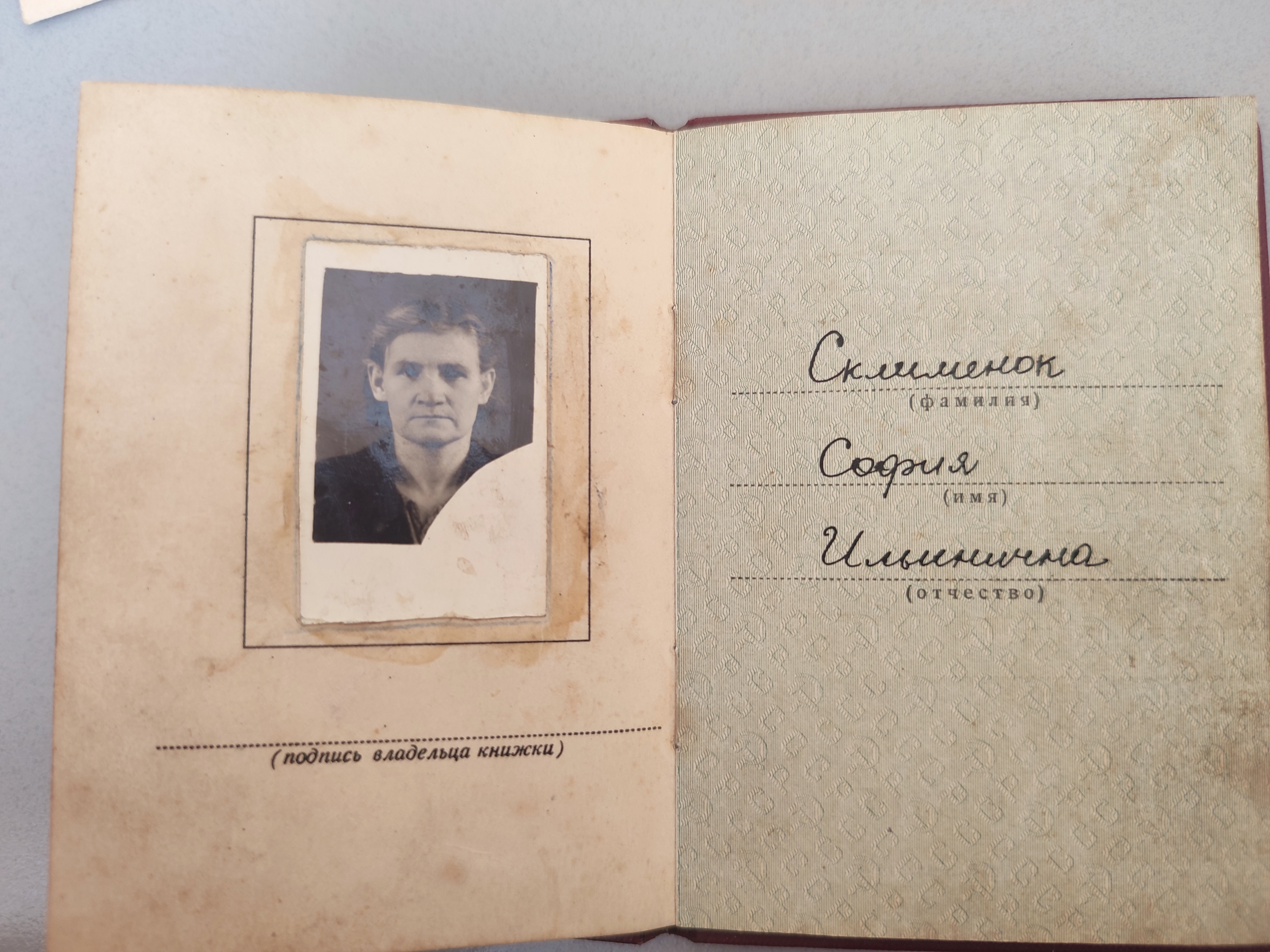 Склименок Софья Ильинична